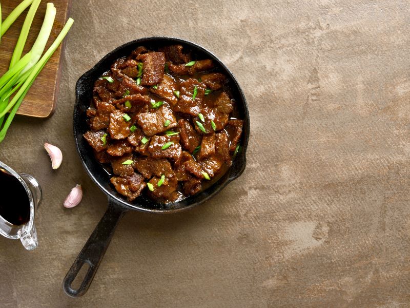 Grilled Beef Stew Skillet