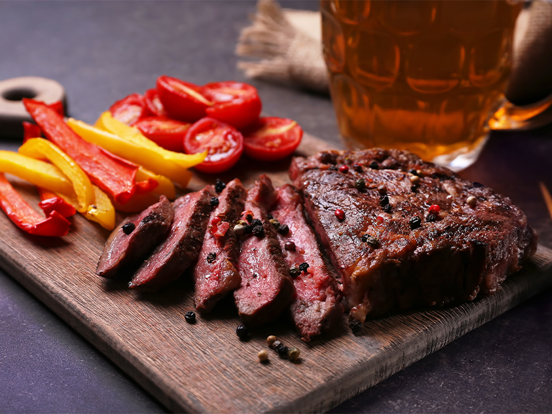 Cooking With Beer Recipes Ny Strip Steak And Beer Sauce 