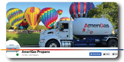 follow AmeriGas Propane on Facebook