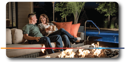 Don’t forget your AmeriGas propane grill cylinders for a propane firepit