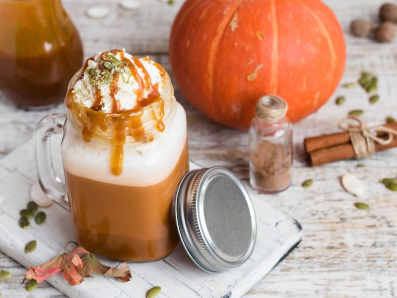 Pumpkin Spice Latte with Spices