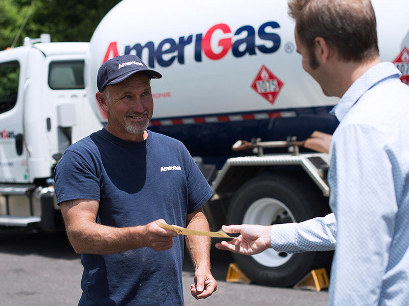 Amerigas deals propane exchange