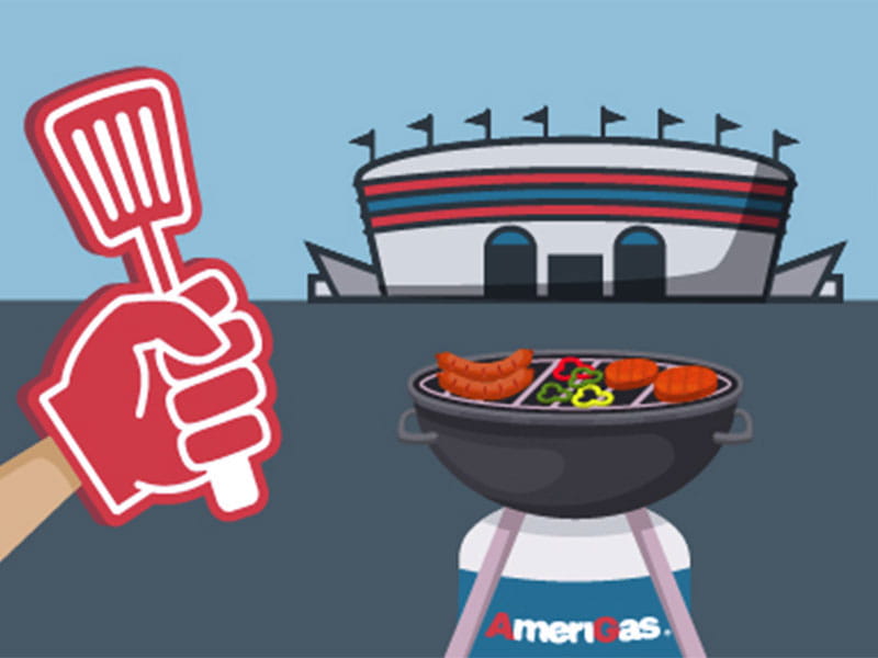 Tailgating illustration.